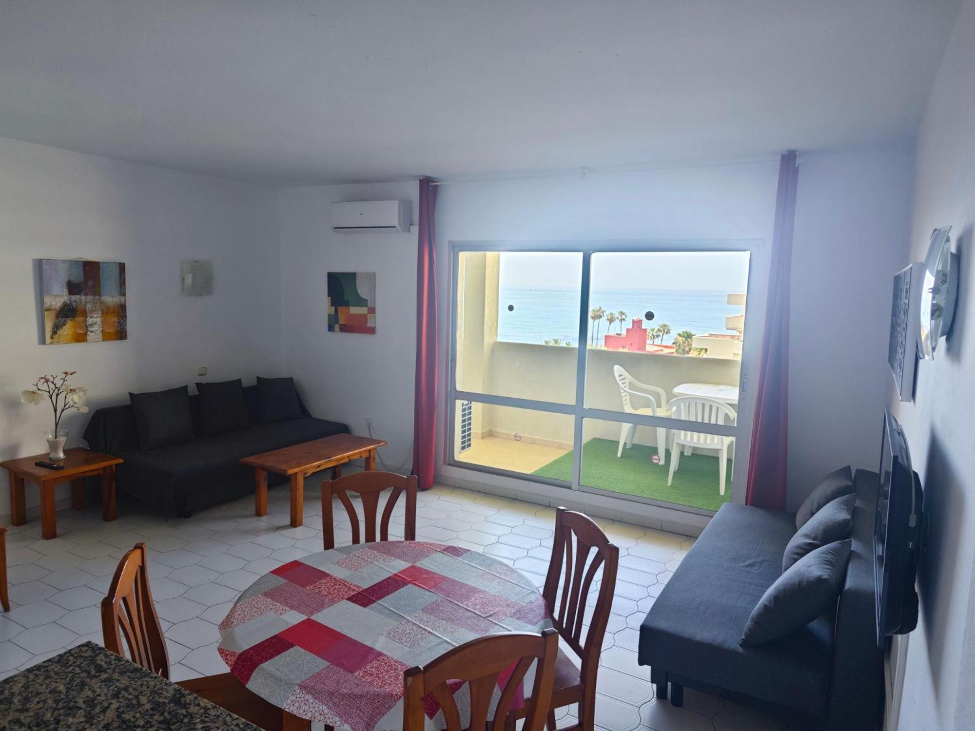 El Estudio De La Playa Benalbeach Vistas Al Mar Benalmádena Rom bilde